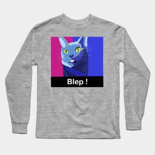 Blep Cat Long Sleeve T-Shirt